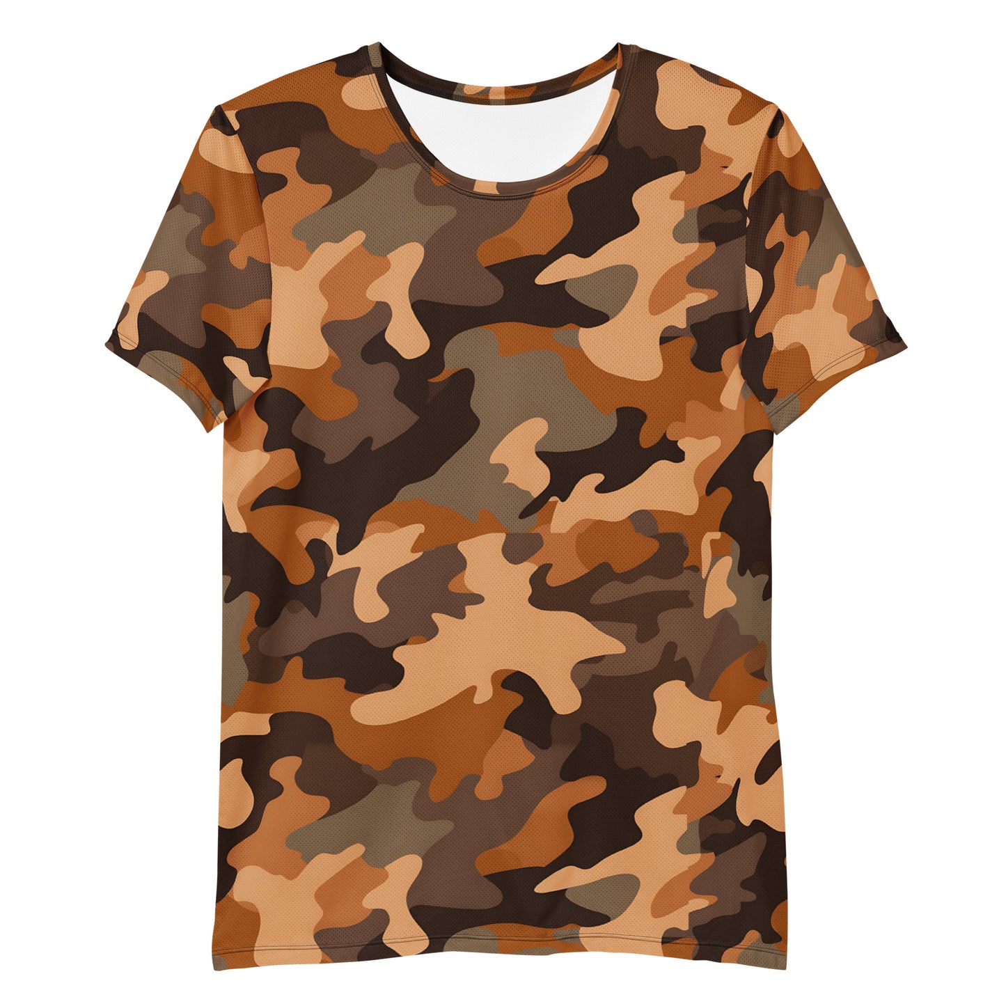 Brown Camouflage v4 Sport-T-Shirt für Herren Sport T-Shirt JLR Design