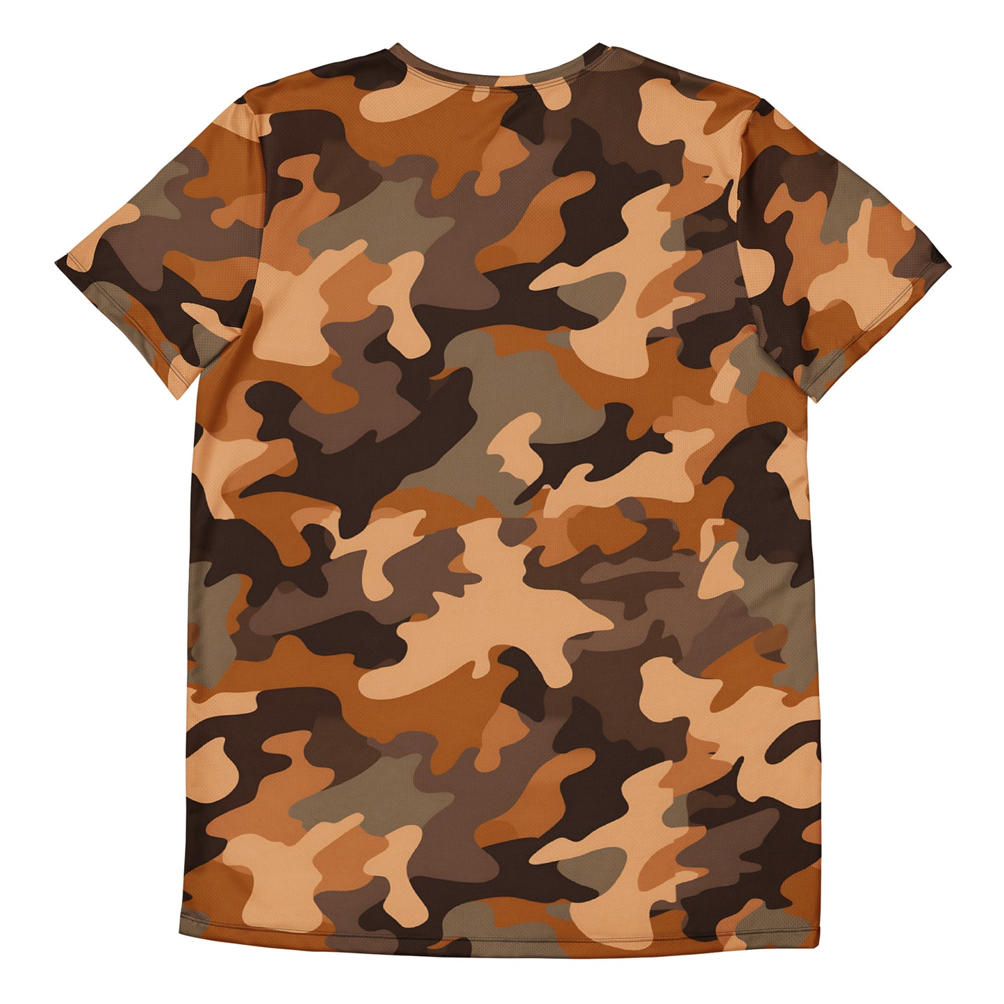 Brown Camouflage v4 Sport-T-Shirt für Herren Sport T-Shirt JLR Design
