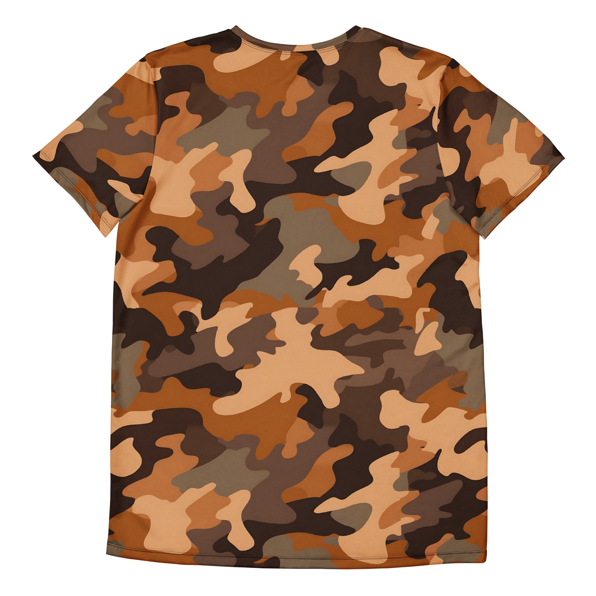 Brown Camouflage v4 Sport-T-Shirt für Herren Sport T-Shirt JLR Design