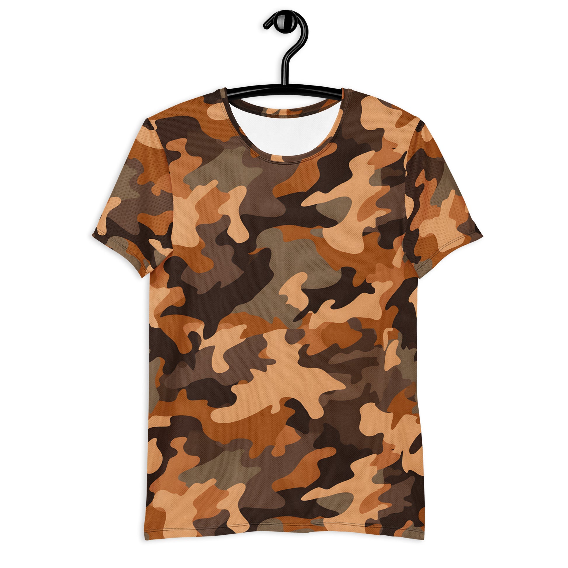 Brown Camouflage v4 Sport-T-Shirt für Herren Sport T-Shirt JLR Design