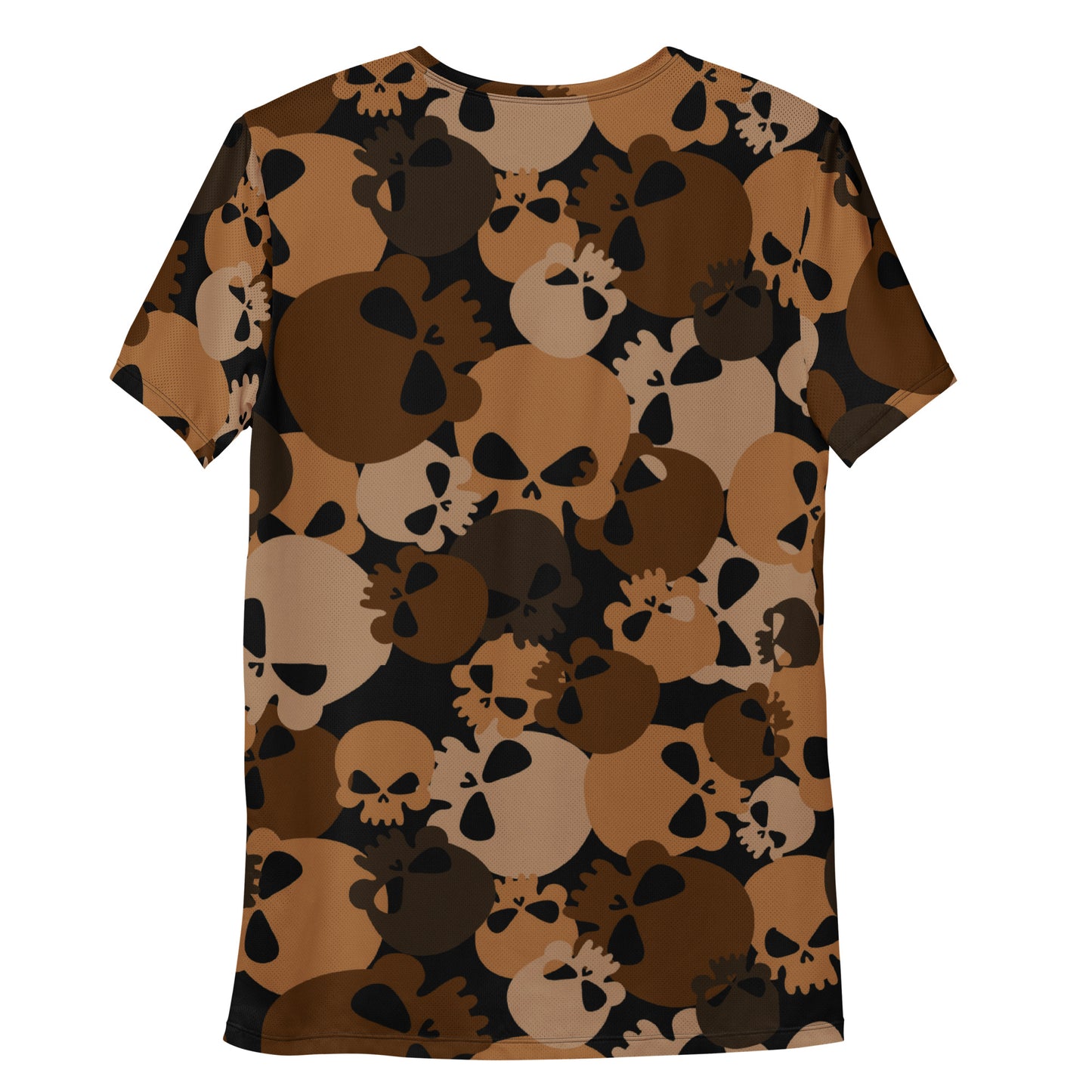 Brown Skull Sport-T-Shirt für Herren Sport T-Shirt JLR Design