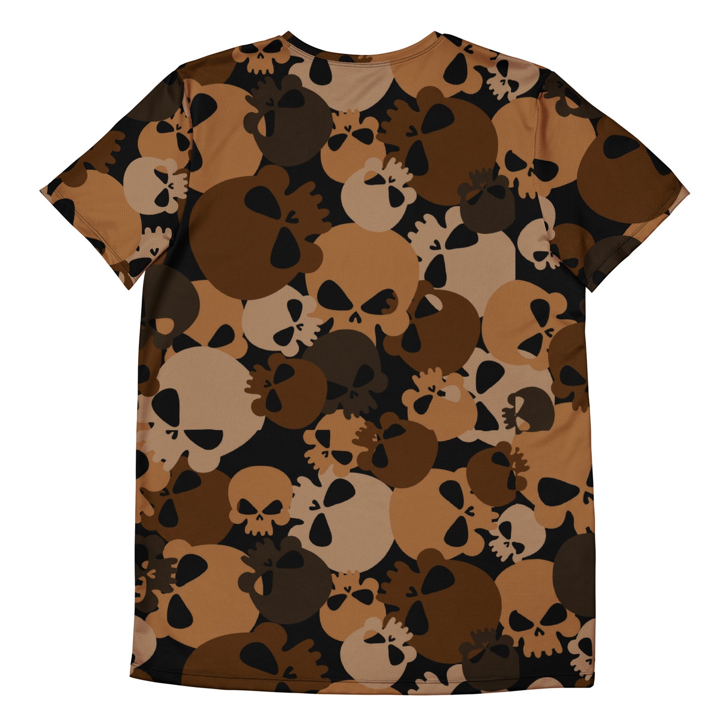 Brown Skull Sport-T-Shirt für Herren Sport T-Shirt JLR Design
