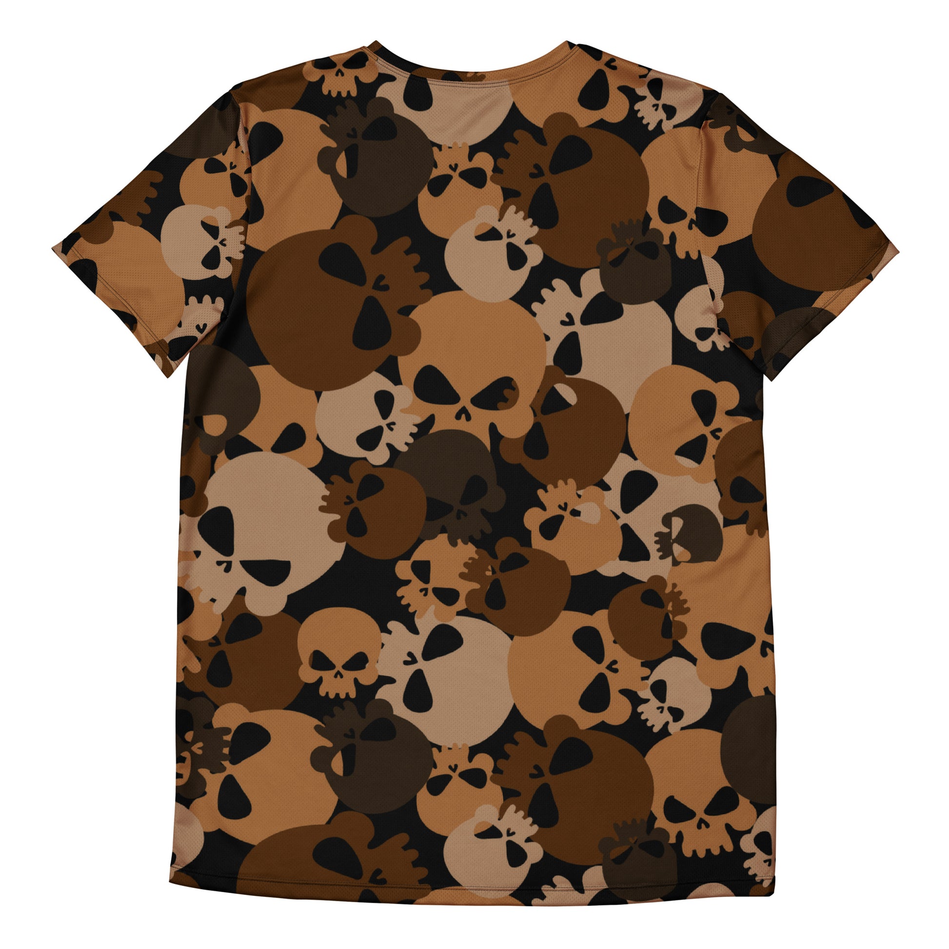 Brown Skull Sport-T-Shirt für Herren Sport T-Shirt JLR Design