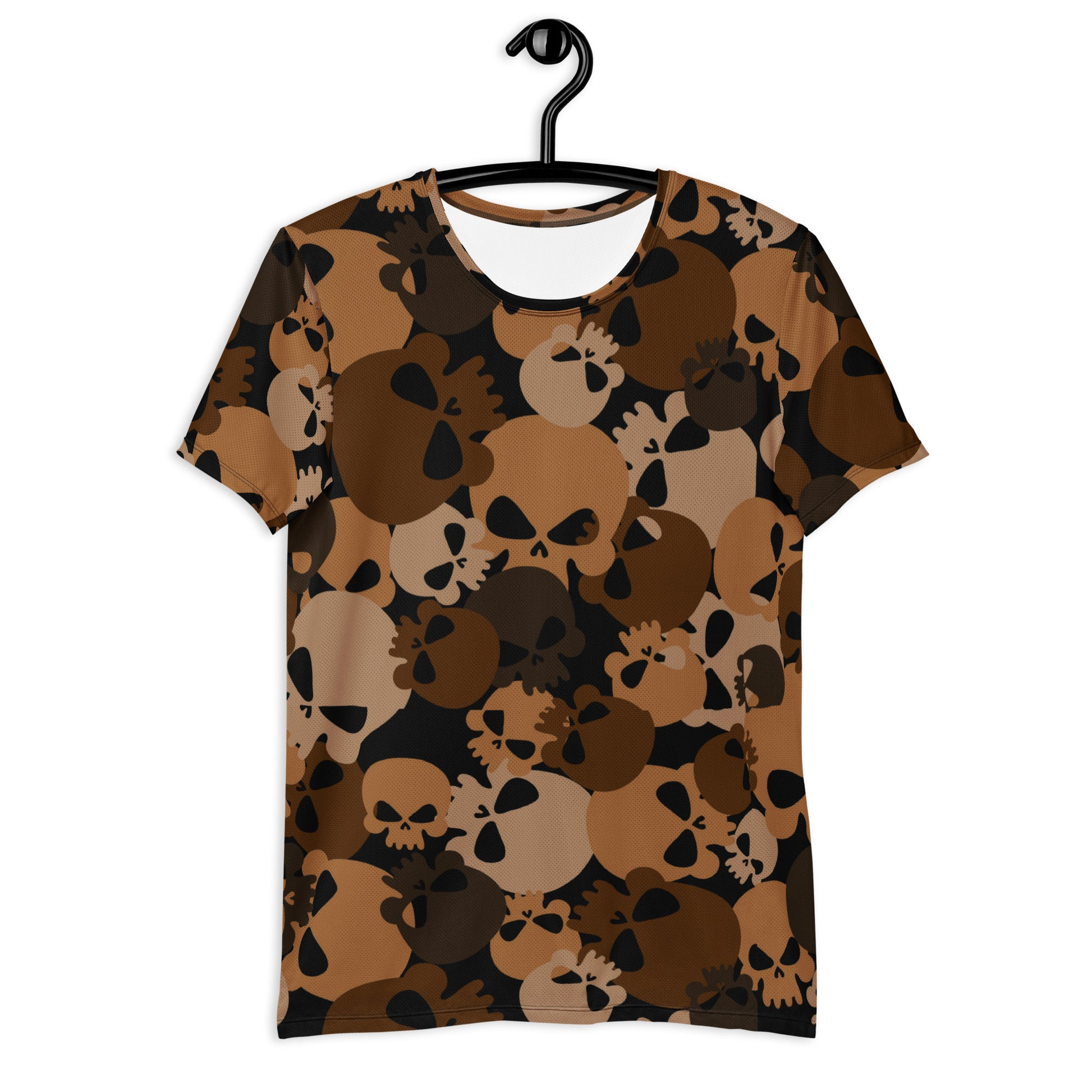 Brown Skull Sport-T-Shirt für Herren Sport T-Shirt JLR Design