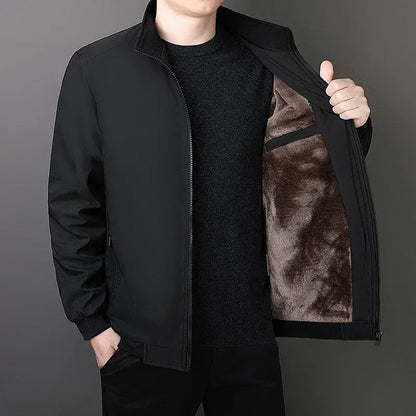 robuster-herren-jacke-mit-weichem-futter-und-stehkragen-jacke-jlr-design-1 - JLR Design