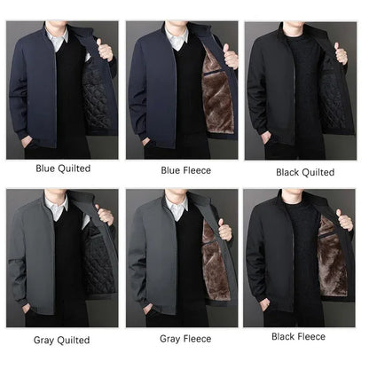 robuster-herren-jacke-mit-weichem-futter-und-stehkragen-jacke-jlr-design-2 - JLR Design