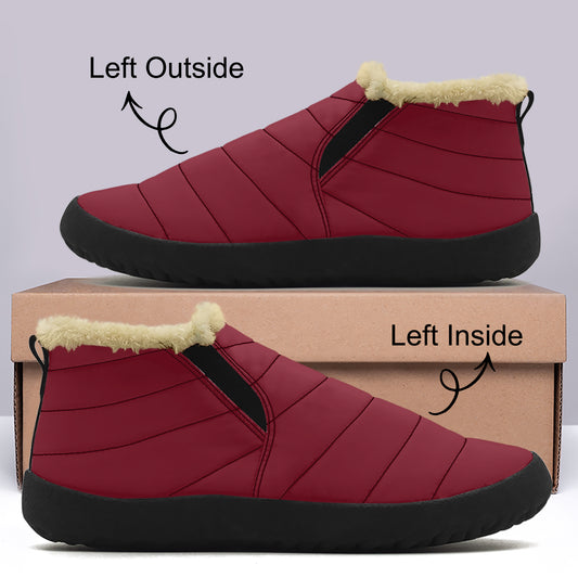 Burgund Faux Fur Slipper Slipper JLR Design