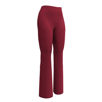 Burgund High Waist Flare Leggings Flare Leggings 59.99 Burgund, Flare, High, Leggings, Waist JLR Design