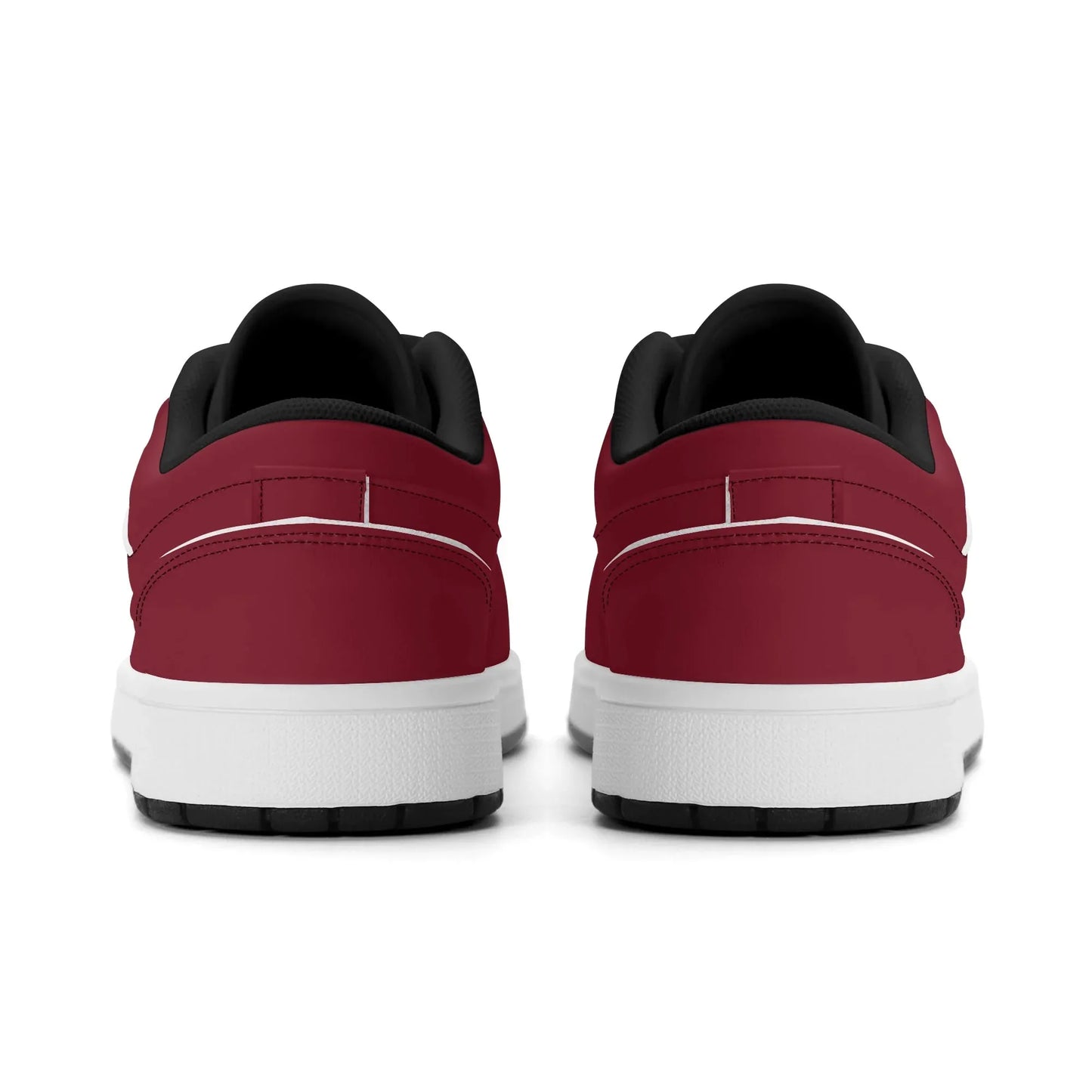 burgund-low-top-leder-sneaker-fur-damen-sneaker-jlr-design-46800 - JLR Design