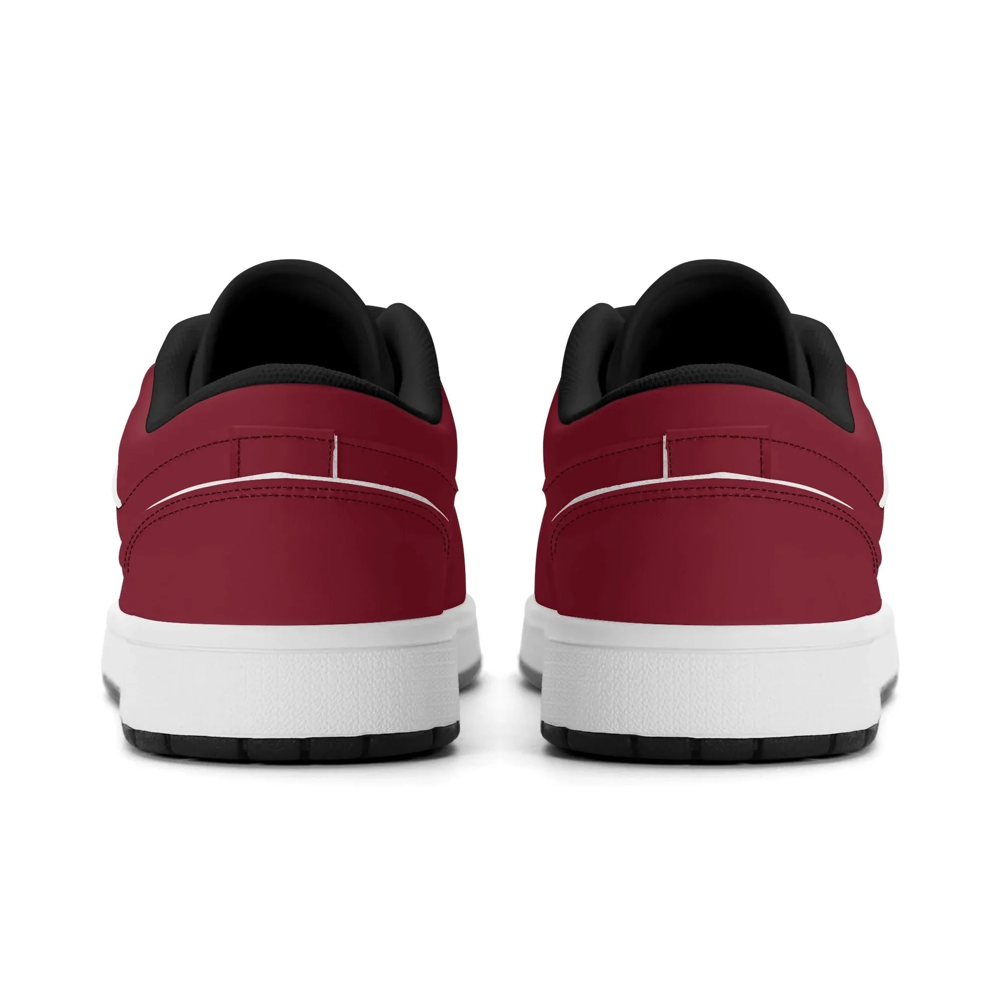 burgund-low-top-leder-sneaker-fur-damen-sneaker-jlr-design-46800 - JLR Design
