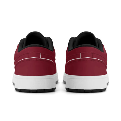burgund-low-top-leder-sneaker-fur-damen-sneaker-jlr-design-46800 - JLR Design