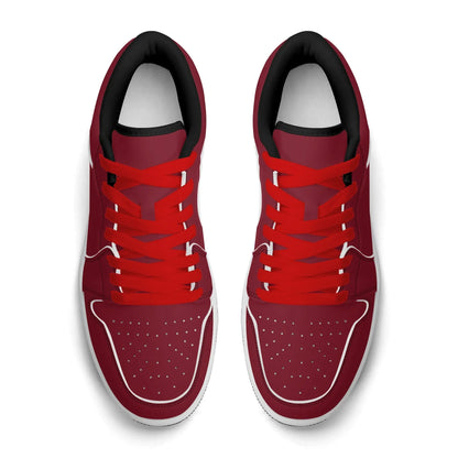 burgund-low-top-leder-sneaker-fur-herren-sneaker-jlr-design-94426 - JLR Design