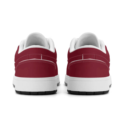 burgund-low-top-leder-sneaker-fur-herren-sneaker-jlr-design-71129 - JLR Design