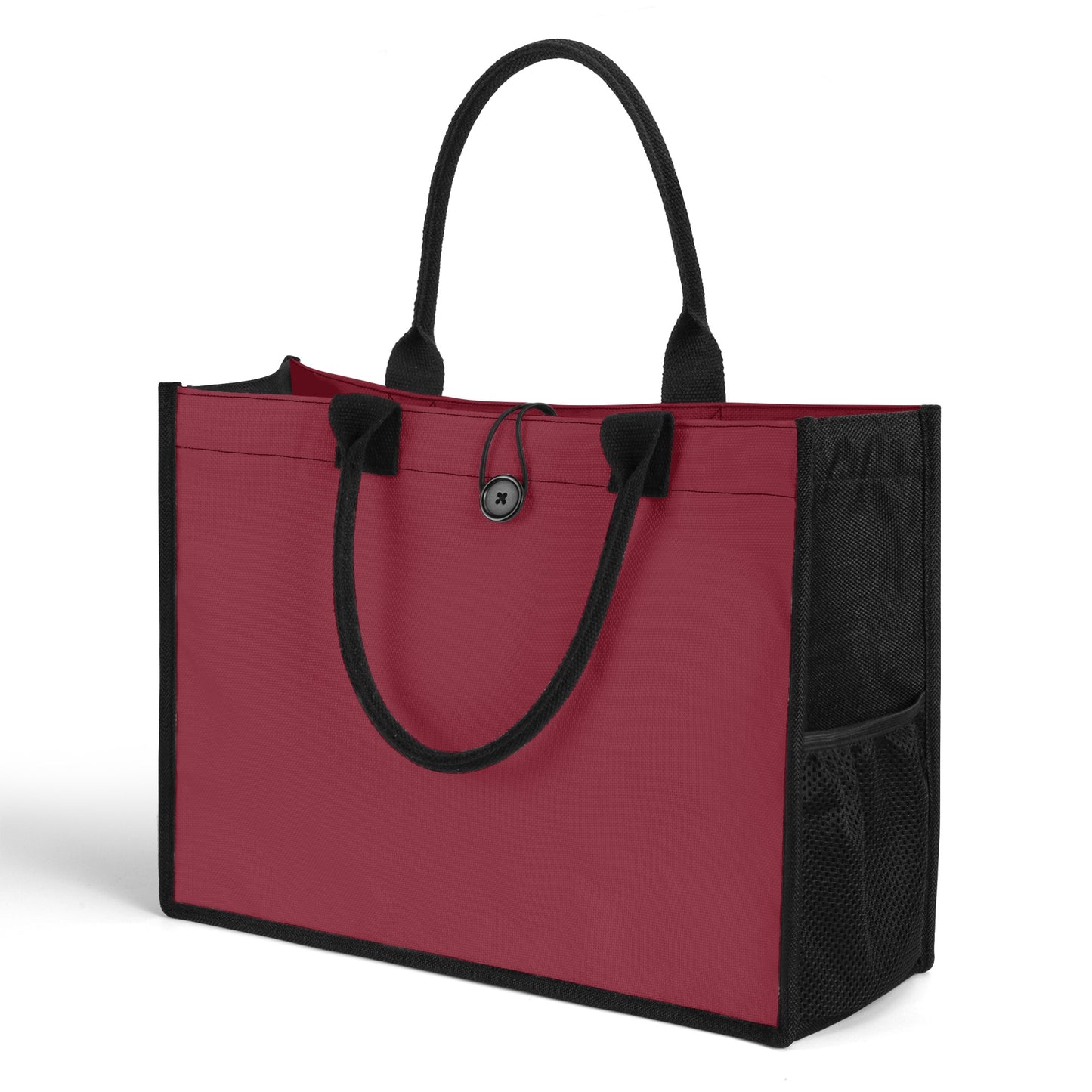 Burgunde Canvas Shopper Tasche Einkaufstasche JLR Design