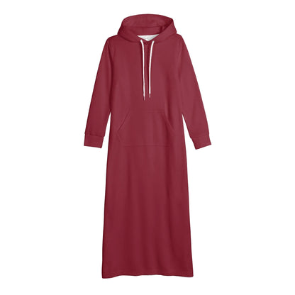 burgundes-bequemes-leichtes-hoodie-kleid-hoodiekleid-jlr-design-82969 - JLR Design