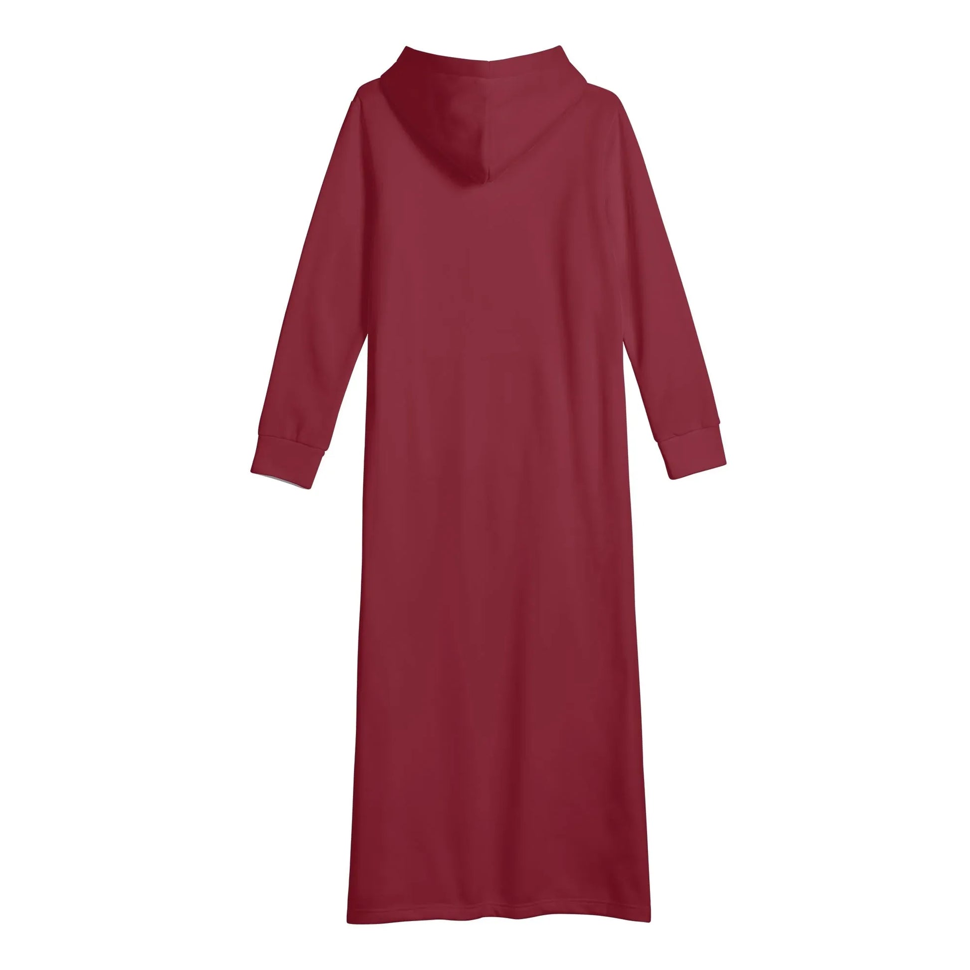 burgundes-bequemes-leichtes-hoodie-kleid-hoodiekleid-jlr-design-32866 - JLR Design