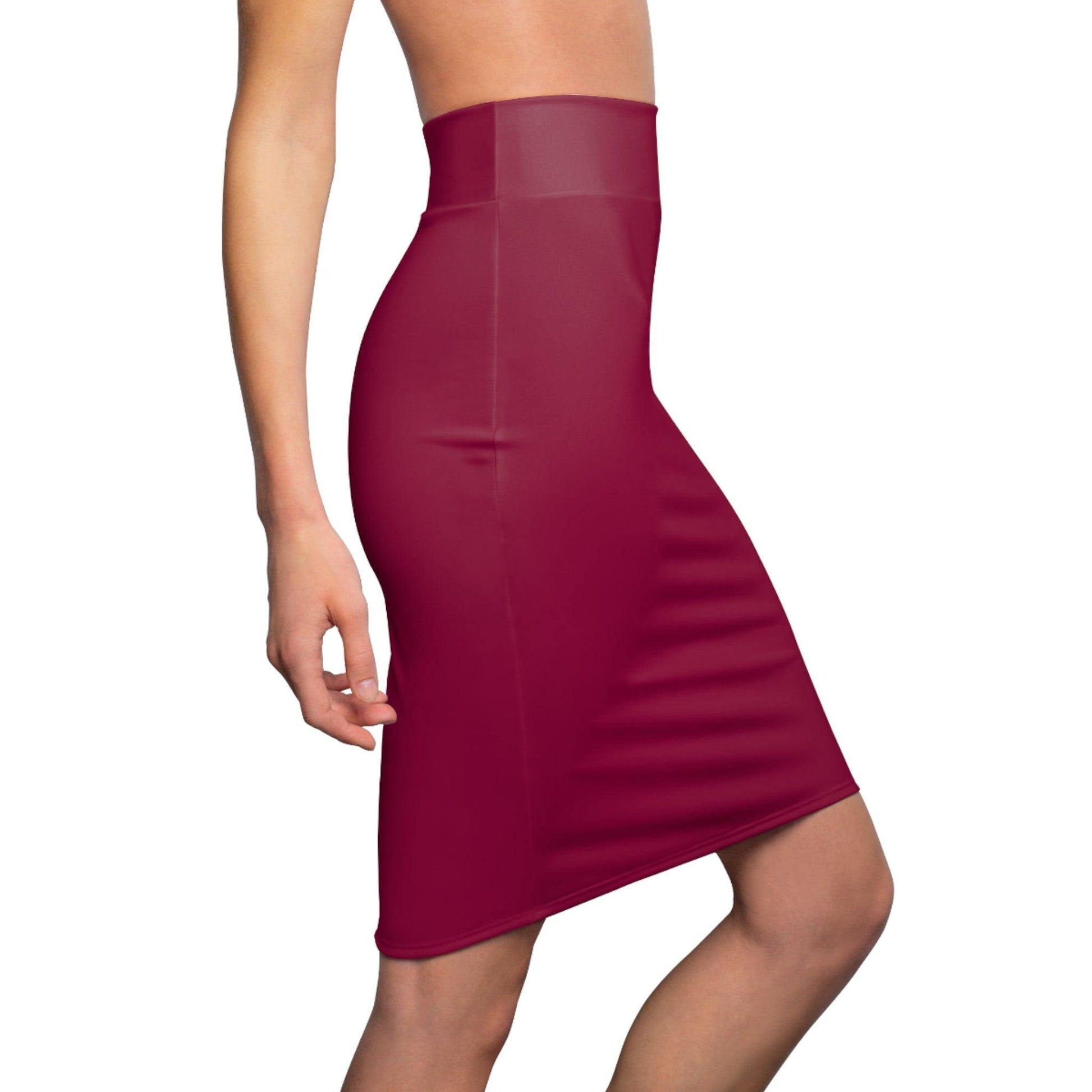 Burgundy Bleistiftrock Bleistiftrock 54.99 All Over Print, AOP, AOP Clothing, Assembled in the USA, Assembled in USA, Bleistiftrock, Burgundy, Made in the USA, Made in USA, Skirts & Dresses, Sublimation, Women's Clothing JLR Design