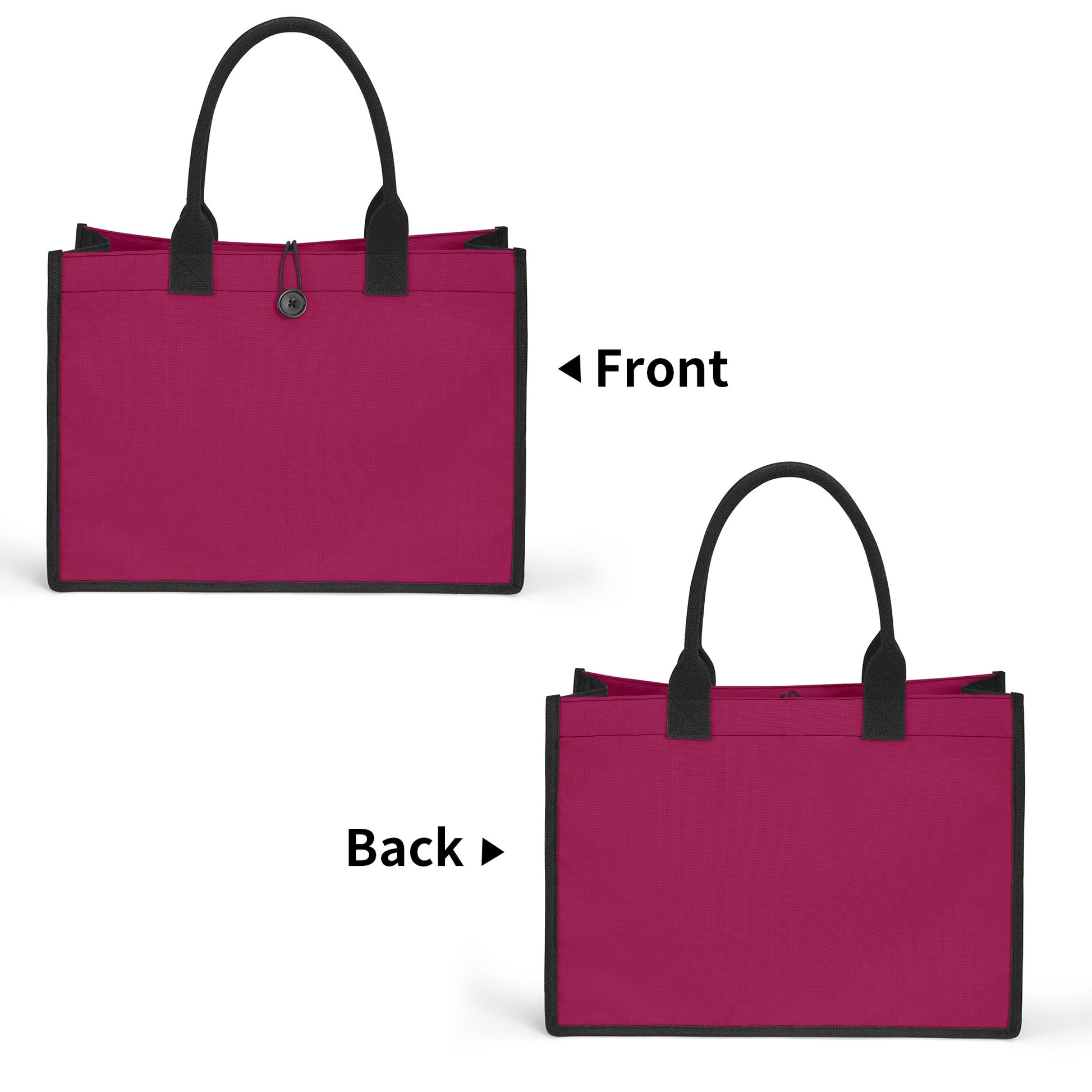 Burgundy Canvas Shopper Tasche Einkaufstasche JLR Design