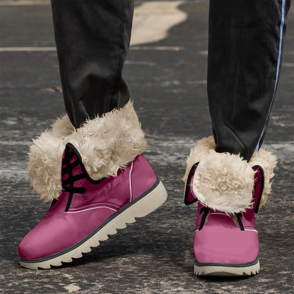 Burgundy Chic Boots mit Plüschfutter Boots JLR Design