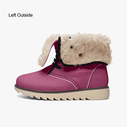 Burgundy Chic Boots mit Plüschfutter Boots JLR Design