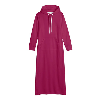 burgundy-bequemes-leichtes-hoodie-kleid-hoodiekleid-jlr-design-55072 - JLR Design