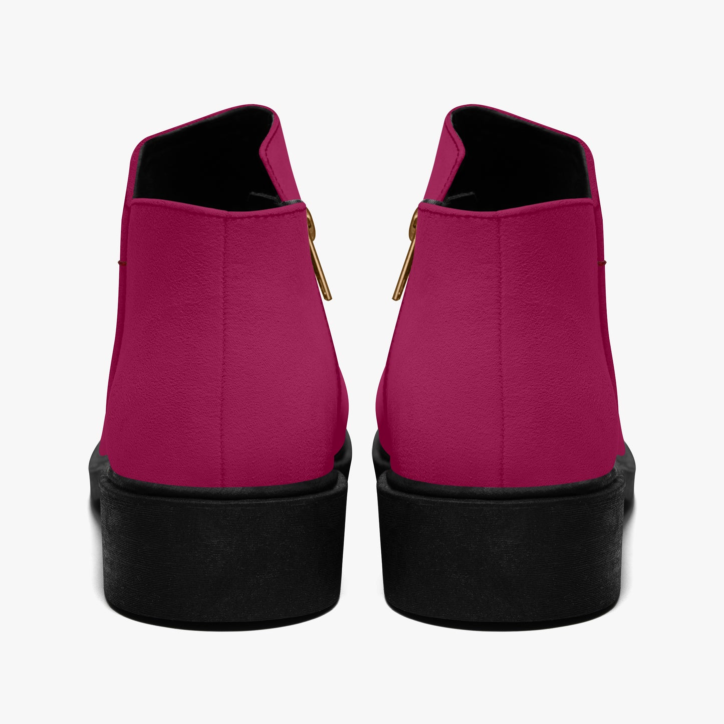 Burgundy elegante Reißverschluss-Stiefeletten Stiefeletten JLR Design