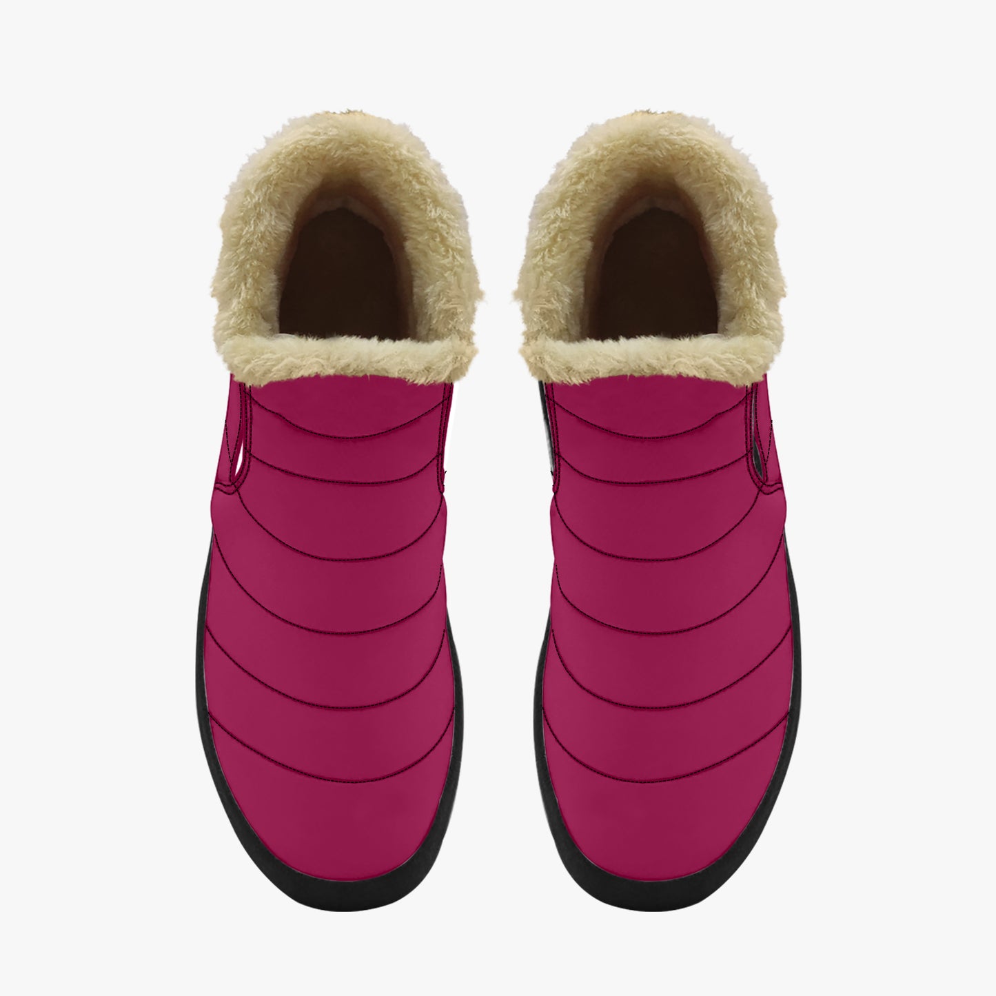 Burgundy Faux Fur Slipper Slipper JLR Design