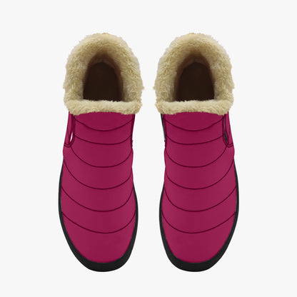 Burgundy Faux Fur Slipper Slipper JLR Design