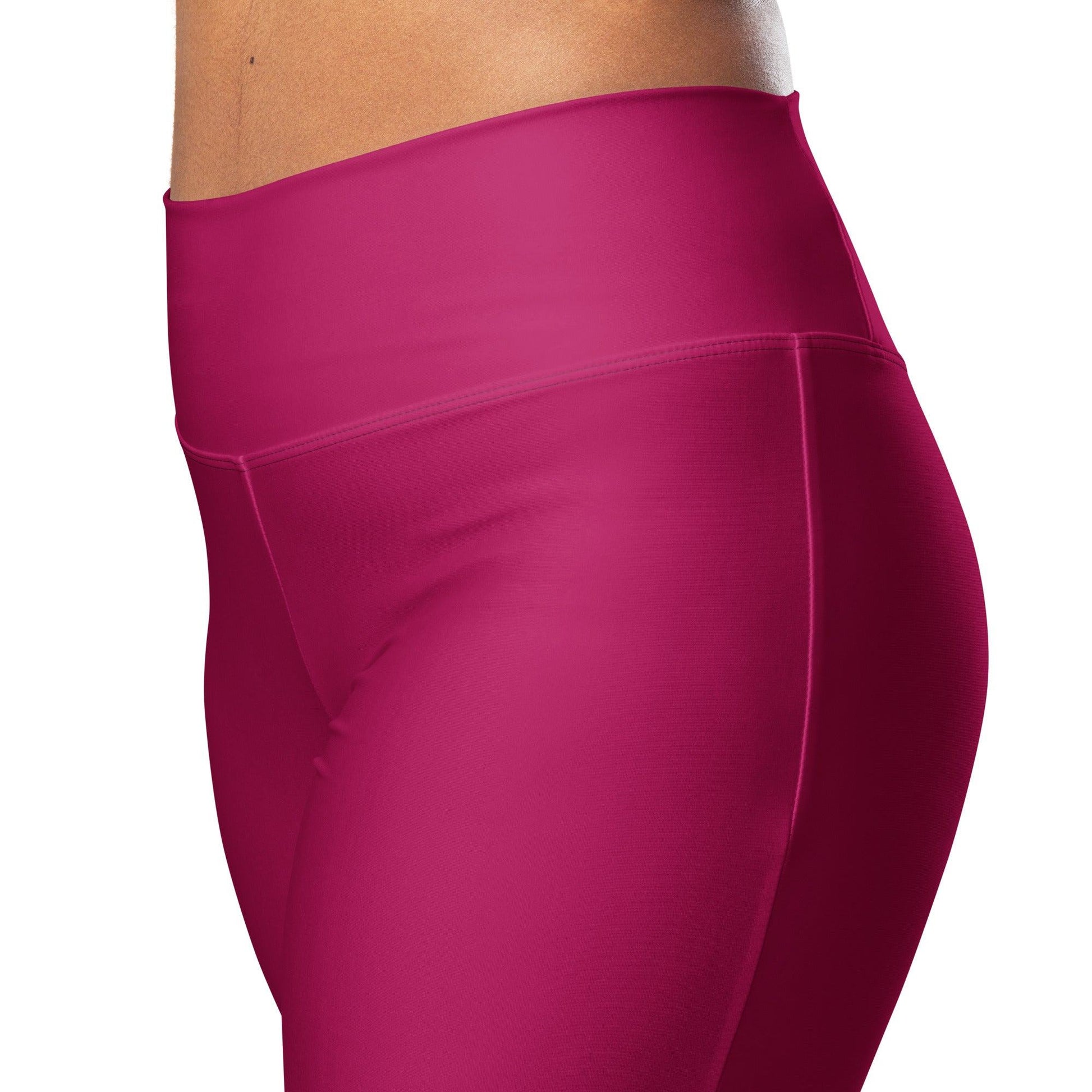 Burgundy High Waist Flare Leggings Flare Leggings 59.99 Burgundy, Flare, High, Leggings, Waist JLR Design