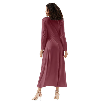 Burgundy Long Sleeve Dress Long Sleeve Dress 59.99 Burgundy, Dress, Long, Sleeve JLR Design