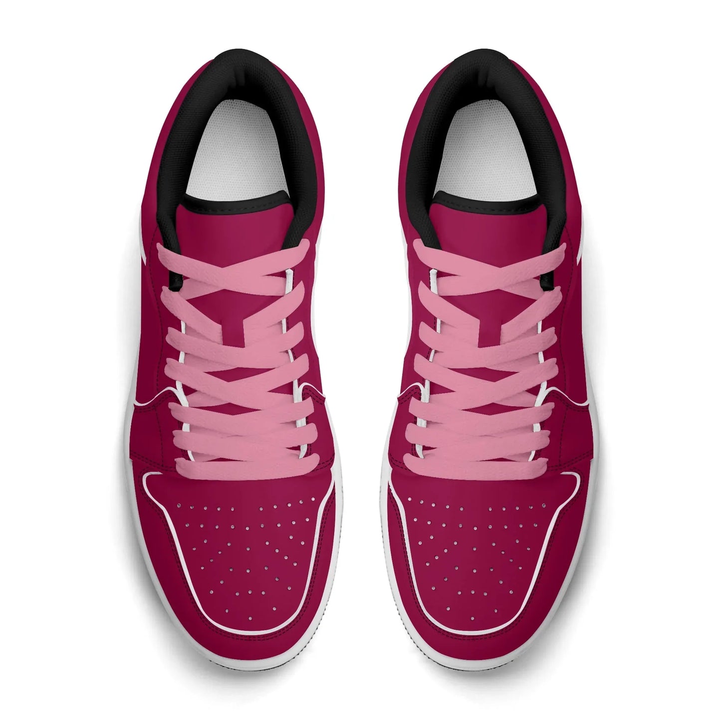 burgundy-low-top-leder-sneaker-fur-herren-sneaker-jlr-design-23235 - JLR Design