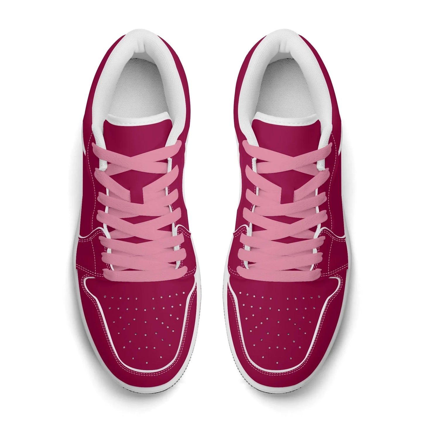 burgundy-low-top-leder-sneaker-fur-herren-sneaker-jlr-design-86313 - JLR Design