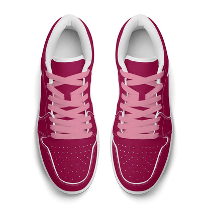 burgundy-low-top-leder-sneaker-fur-herren-sneaker-jlr-design-86313 - JLR Design