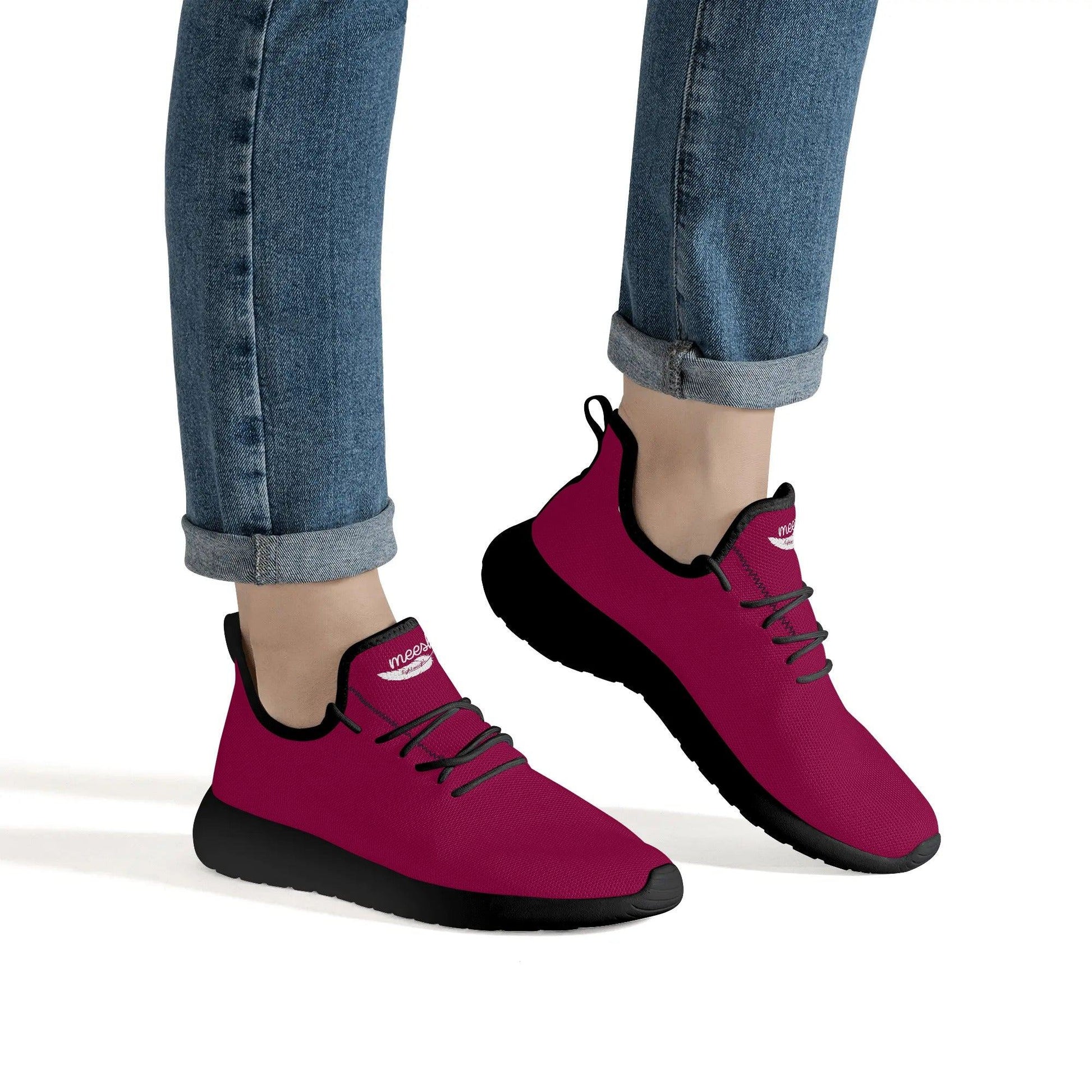 Burgundy Meeshy Lightweight Sneaker für Damen Sneaker 79.99 Burgundy, Damen, Lightweight, Meeshy, Sneaker JLR Design