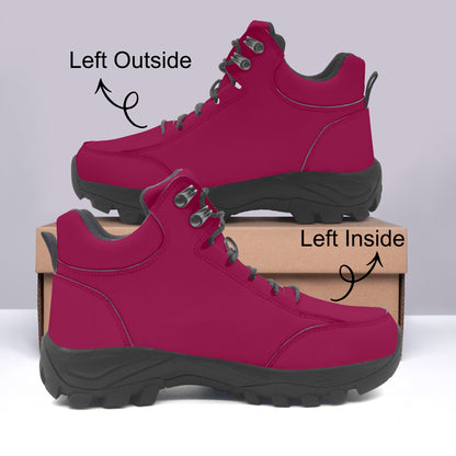 Burgundy Winter Stiefel Winter Stiefel JLR Design