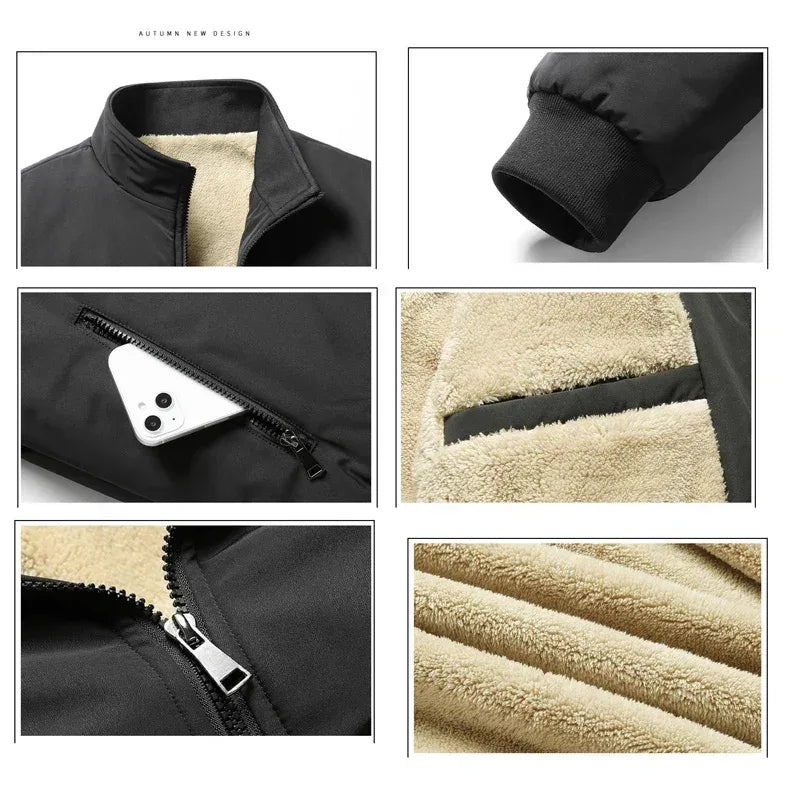 warme-fleece-jacke-mit-stehkragen-fur-herren-jacke-jlr-design-3 - JLR Design