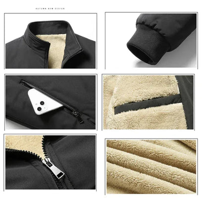 warme-fleece-jacke-mit-stehkragen-fur-herren-jacke-jlr-design-3 - JLR Design