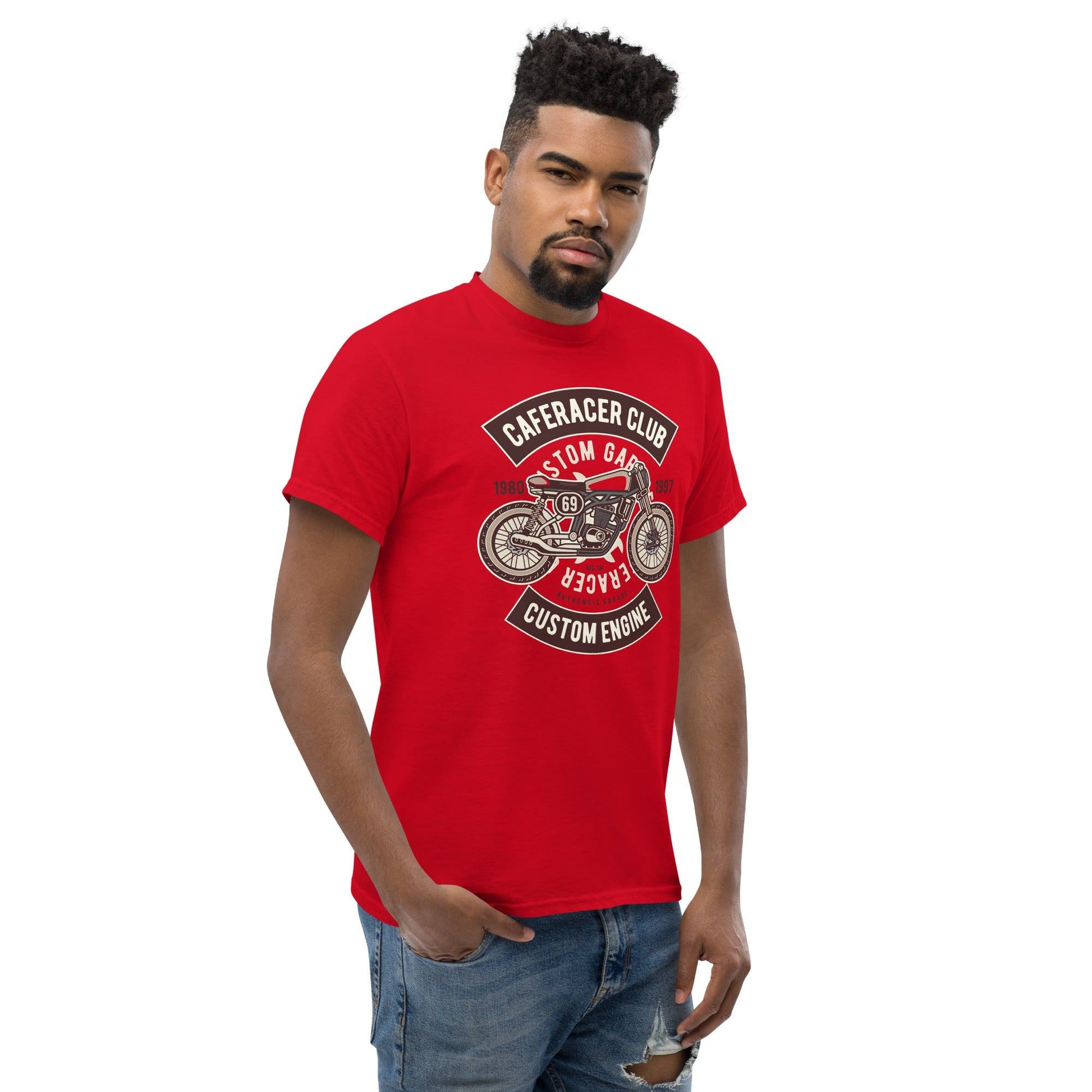 Caferacer Club Herren-T-Shirt T-Shirt 29.99 Caferacer, Club, Herren, T-Shirt JLR Design