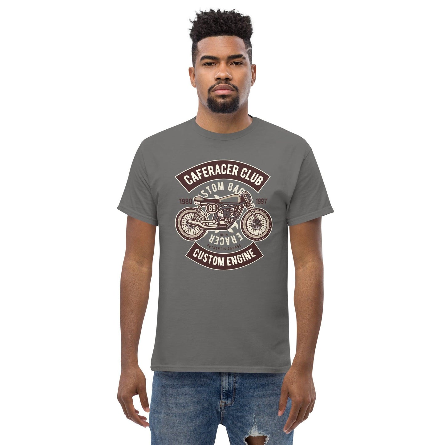 Caferacer Club Herren-T-Shirt T-Shirt 29.99 Caferacer, Club, Herren, T-Shirt JLR Design