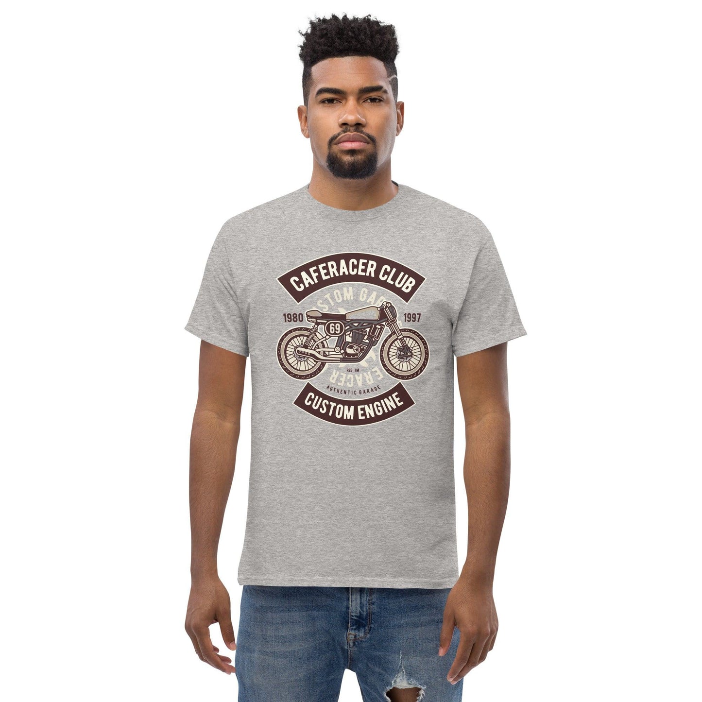 Caferacer Club Herren-T-Shirt T-Shirt 29.99 Caferacer, Club, Herren, T-Shirt JLR Design