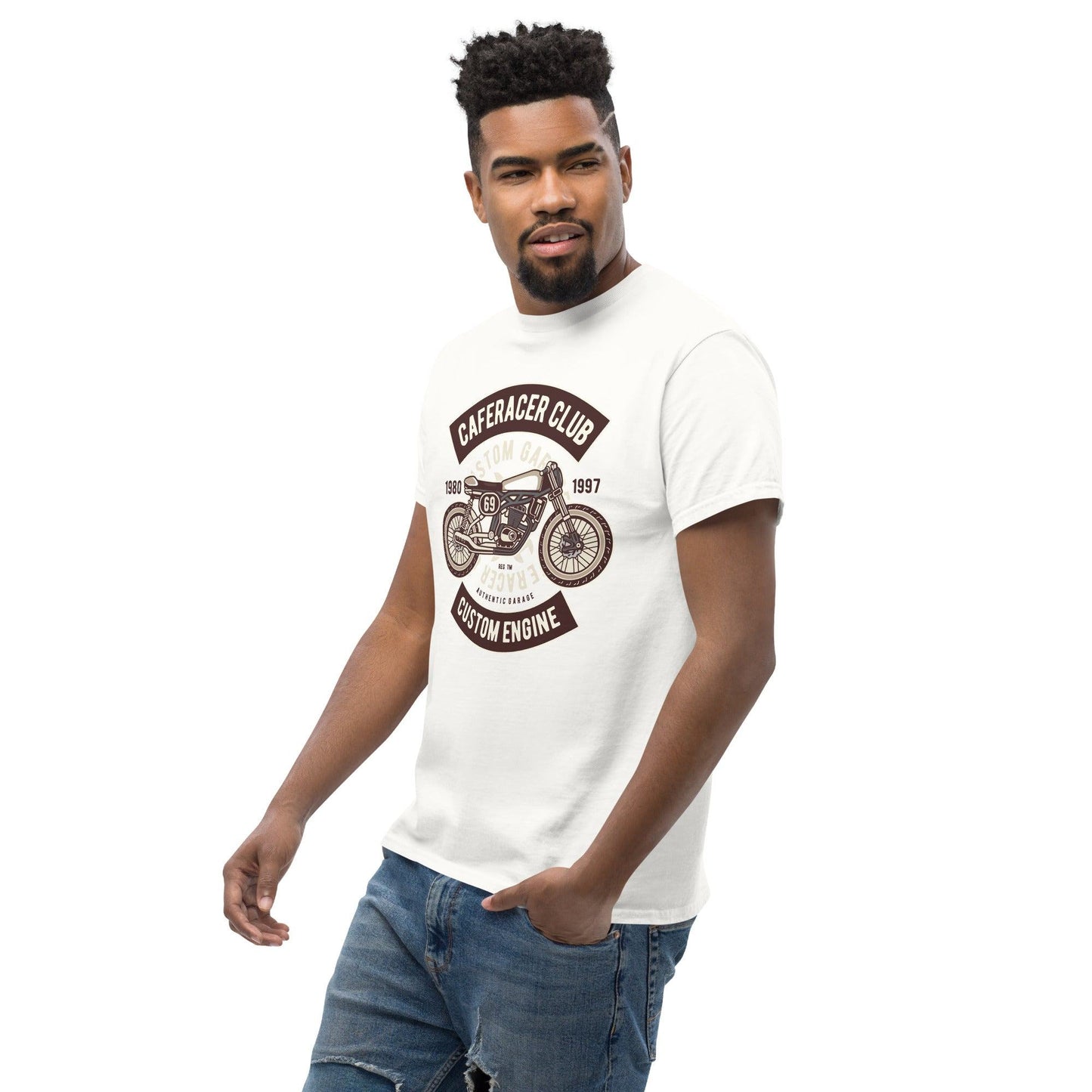 Caferacer Club Herren-T-Shirt T-Shirt 29.99 Caferacer, Club, Herren, T-Shirt JLR Design