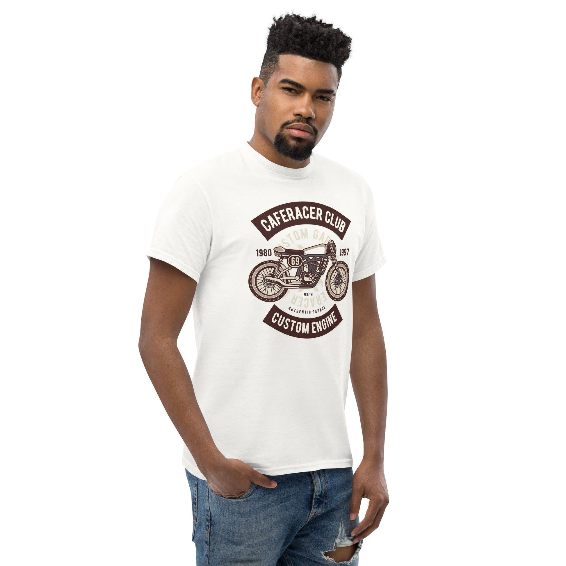 Caferacer Club Herren-T-Shirt T-Shirt 29.99 Caferacer, Club, Herren, T-Shirt JLR Design