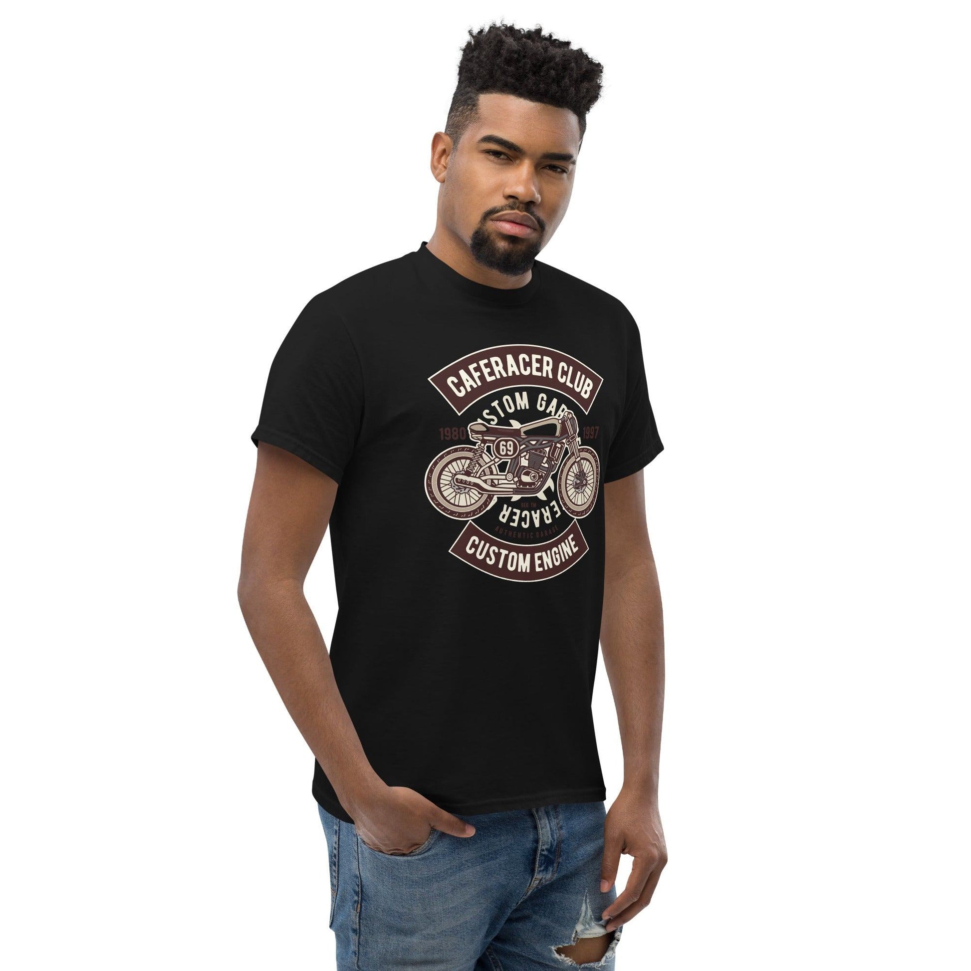 Caferacer Club Herren-T-Shirt T-Shirt 29.99 Caferacer, Club, Herren, T-Shirt JLR Design