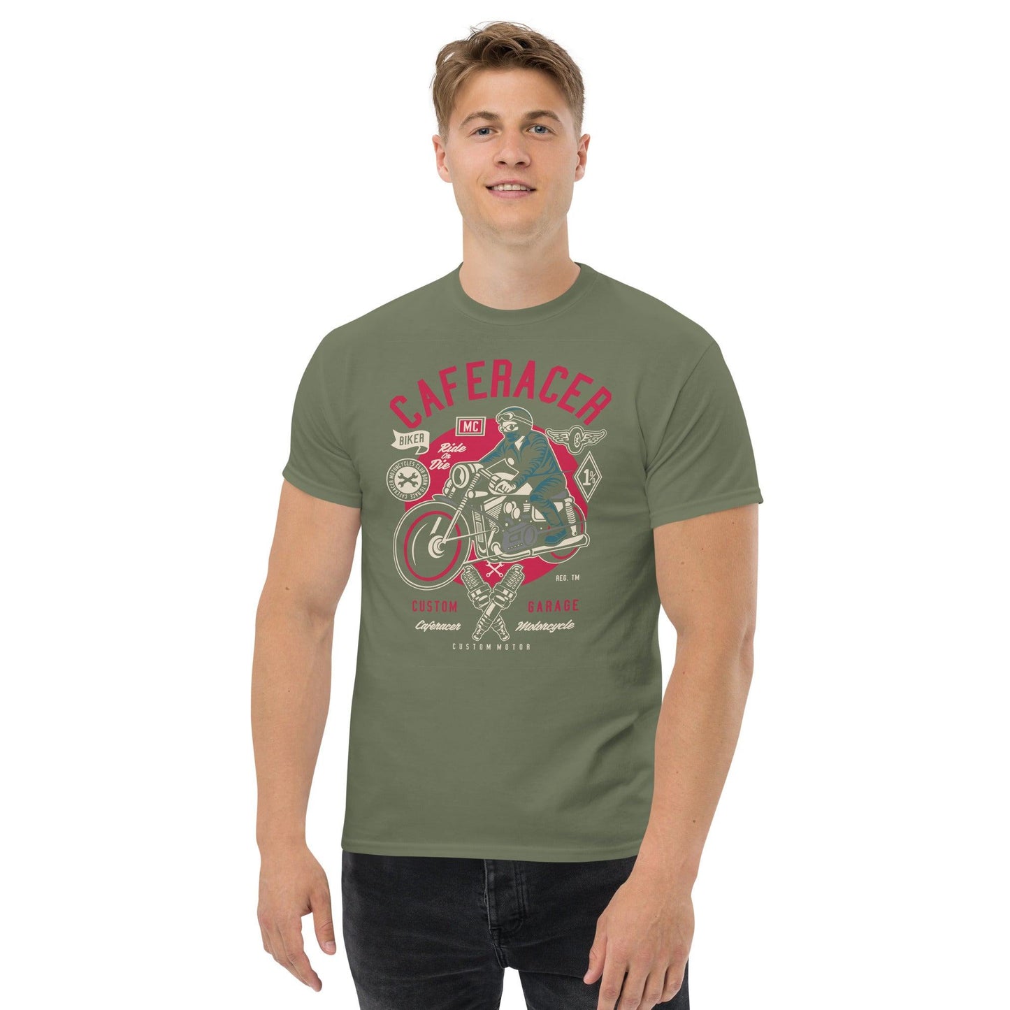 Caferacer Herren-T-Shirt T-Shirt 29.99 Caferacer, Herren, T-Shirt JLR Design