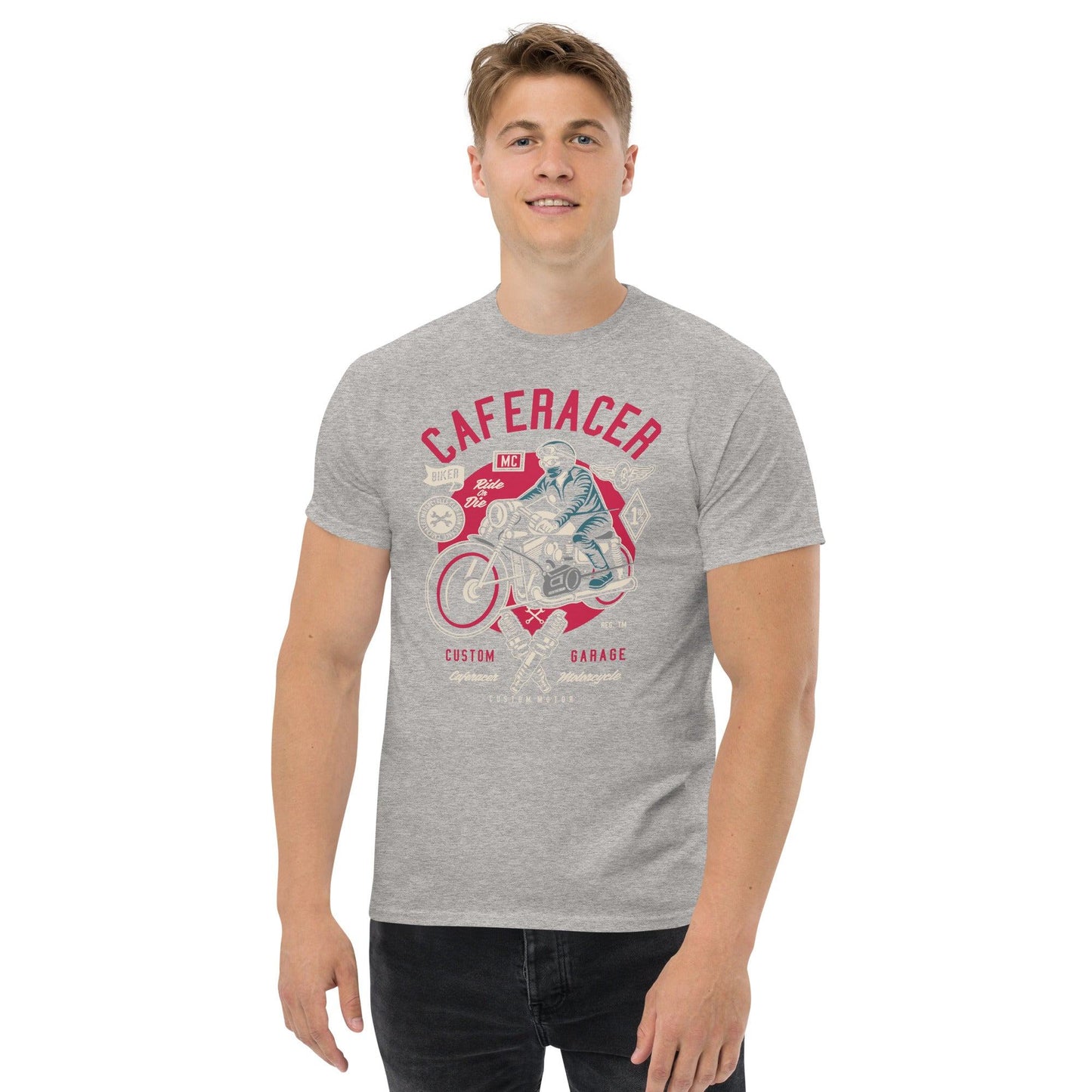 Caferacer Herren-T-Shirt T-Shirt 29.99 Caferacer, Herren, T-Shirt JLR Design