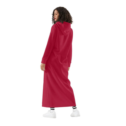 carmine-bequemes-leichtes-hoodie-kleid-hoodiekleid-jlr-design-78476 - JLR Design