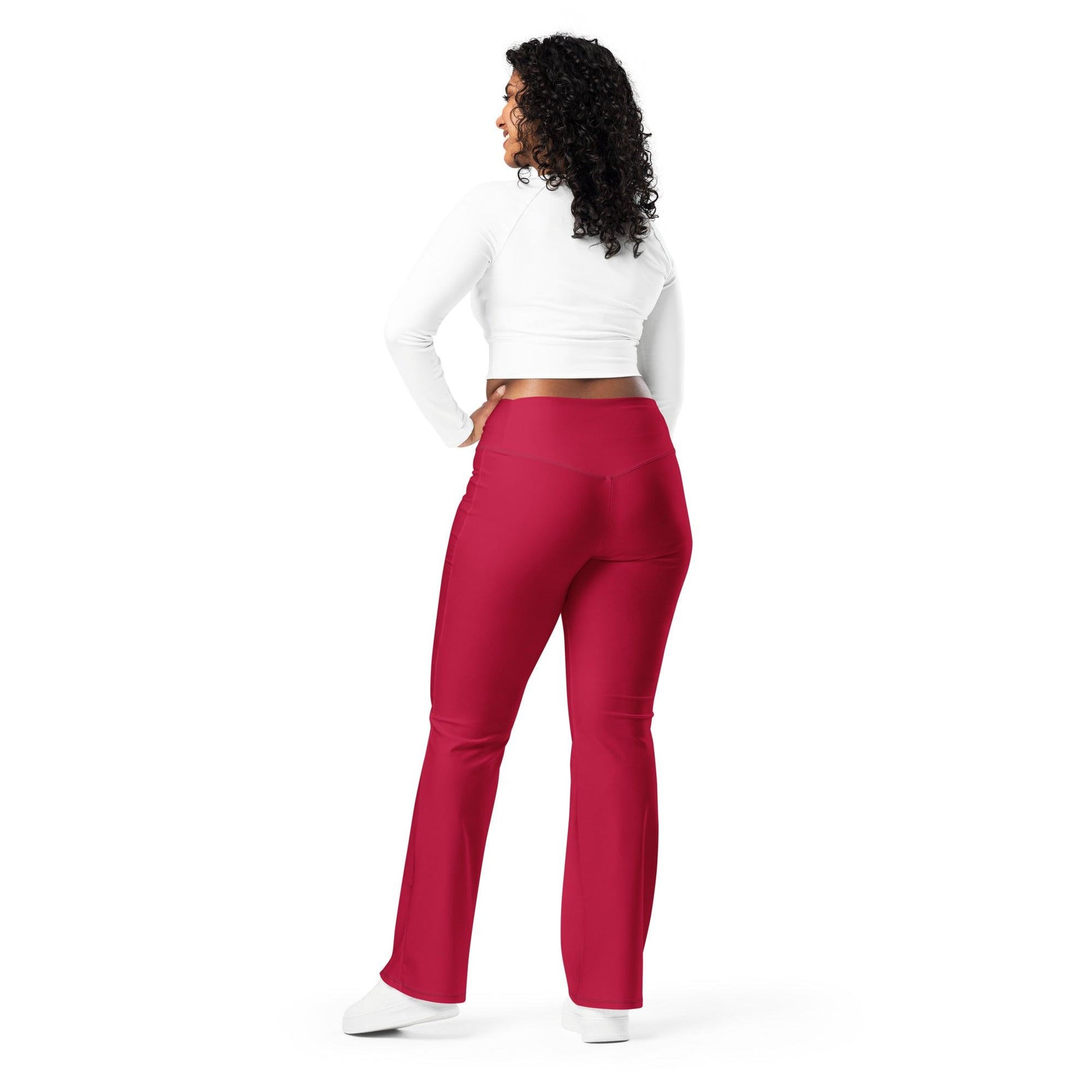 Carmine High Waist Flare Leggings Flare Leggings 59.99 Carmine, Flare, High, Leggings, Waist JLR Design