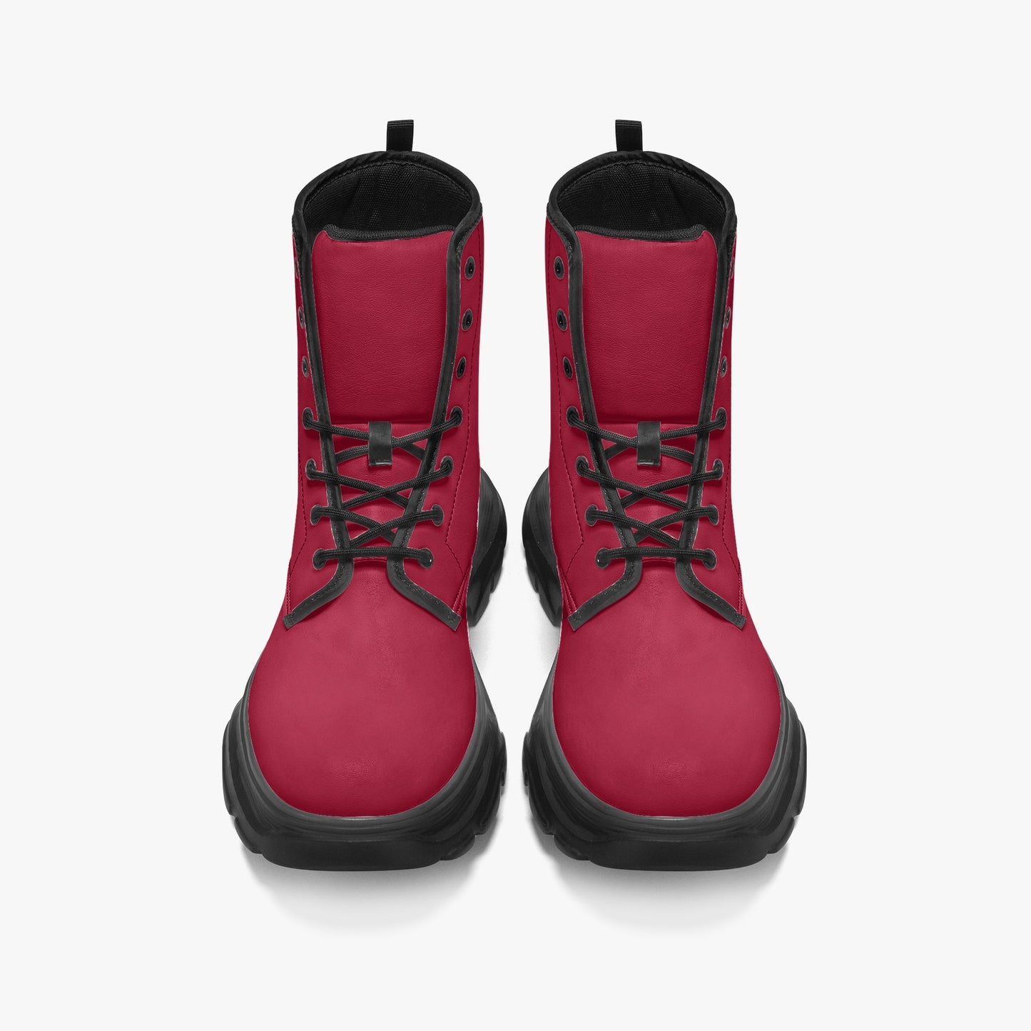 Carmine Leather Chunky Boots Boots JLR Design