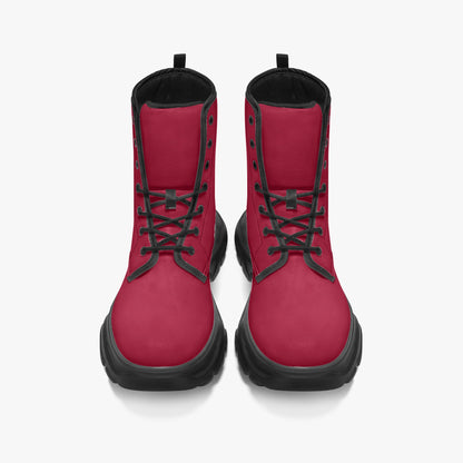 Carmine Leather Chunky Boots Boots JLR Design