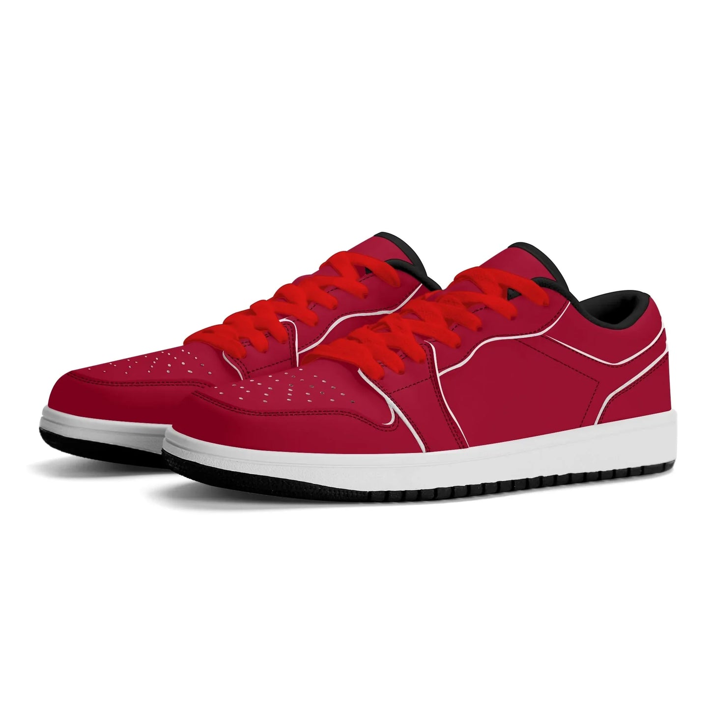 carmine-low-top-leder-sneaker-fur-herren-sneaker-jlr-design-21195 - JLR Design